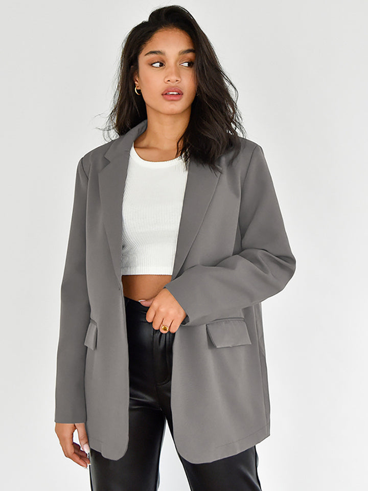 Dame Oversized Blazer med moderne snit og elegante detaljer Stilla