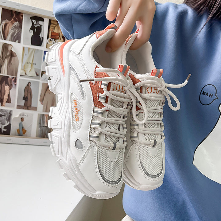 Dame sneakers med åndbart netdesign og støddæmpende sål Stilla