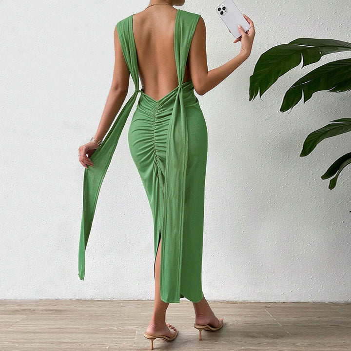 Stilla | Festkjole Slim Fit Spaghettistropkjole