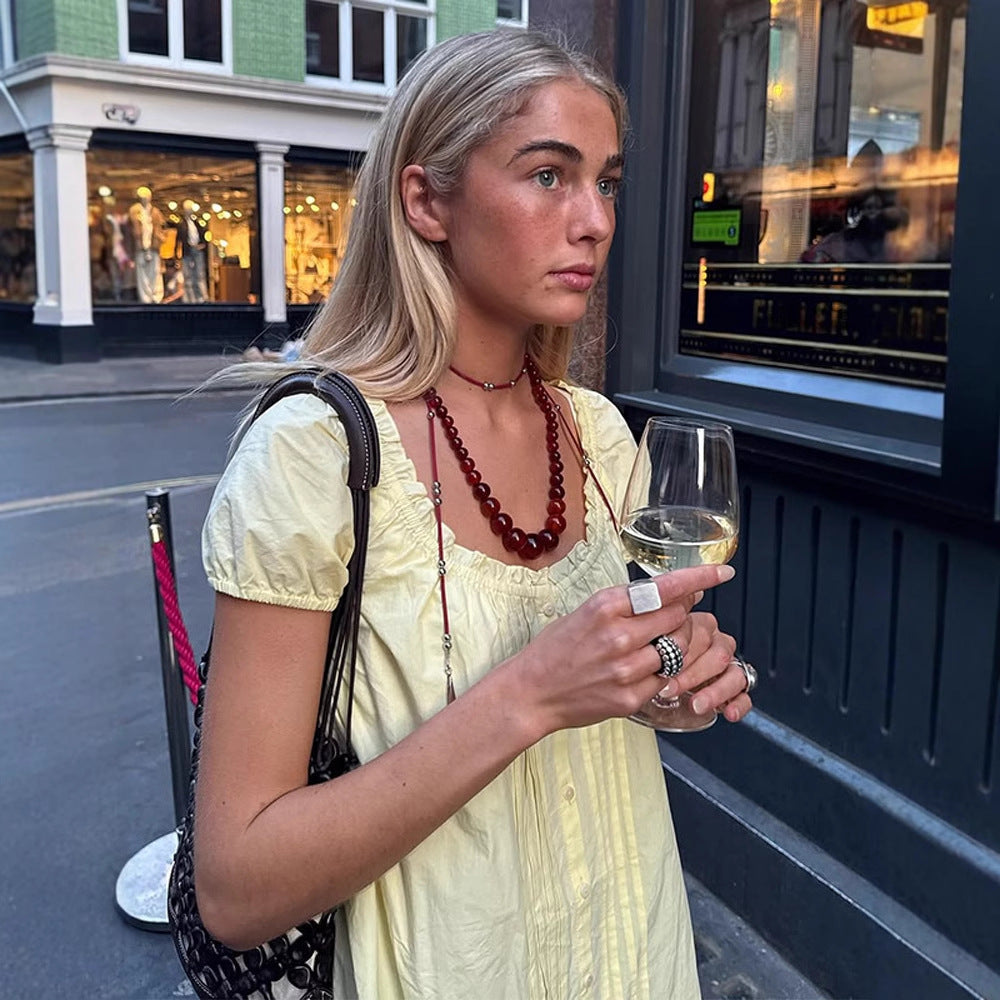 Dame legende quiltet bluse Stilla