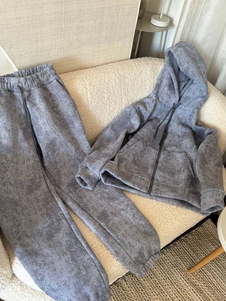 Kvinders sporty fleece tracksuit Skovae