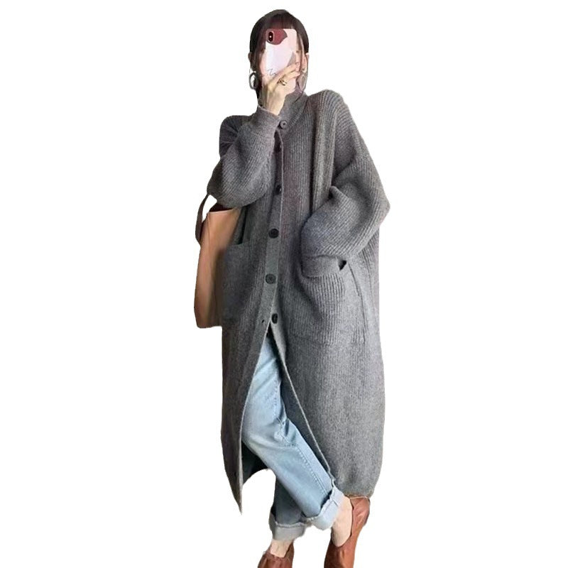 Femme Cozy Langline Strik Cardigan Stilla