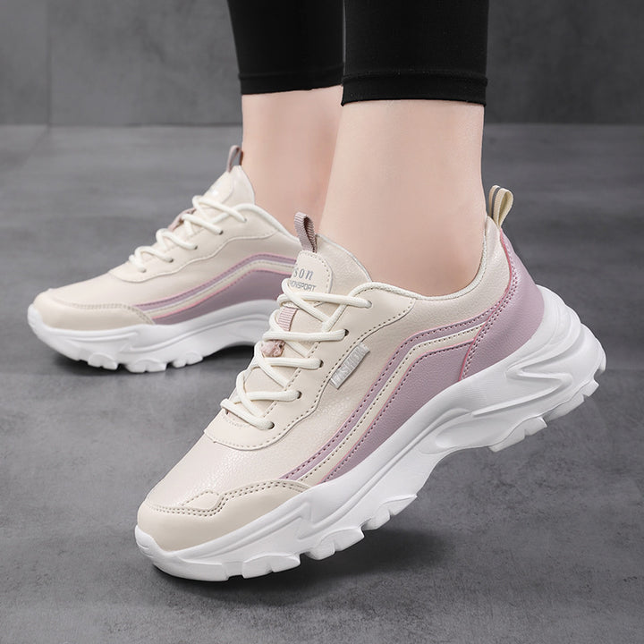 Herrer Trendy Fritid Læder Sneakers med Stødabsorberingsteknologi Stilla