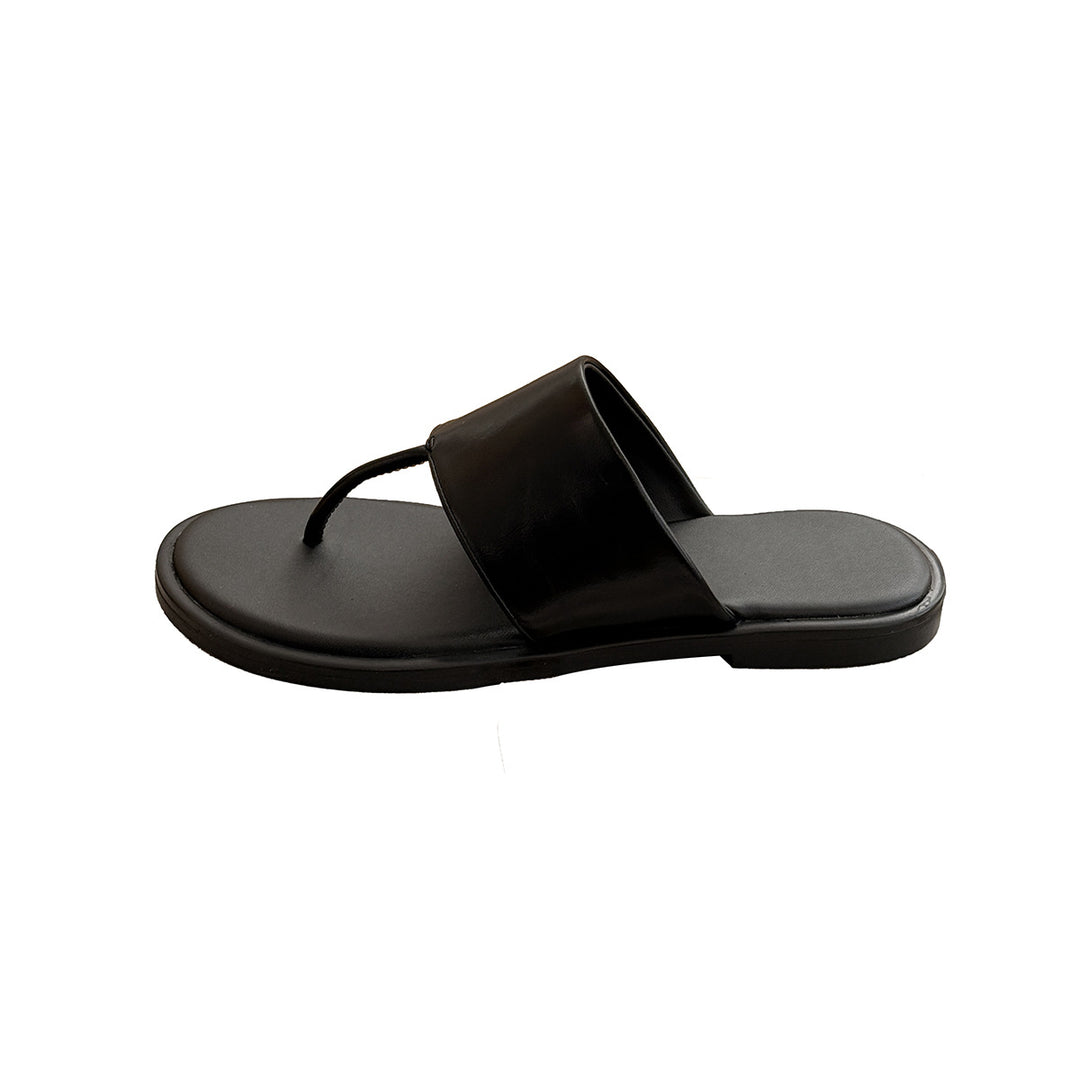 Femme Minimalistisk Thong Slide Sandaler med Fodsvangstøtte Stilla