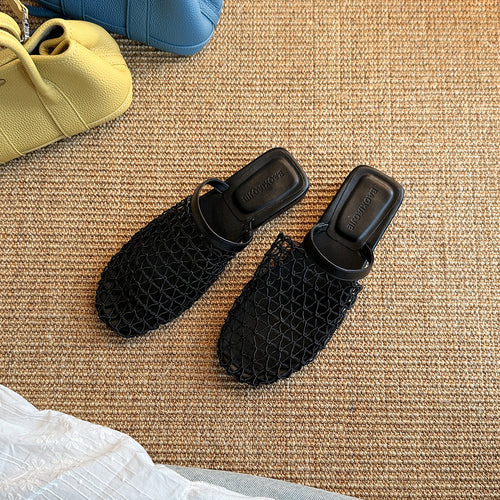 Femme Elegant Åben-Gewebe Glidende Sandaler Stilla