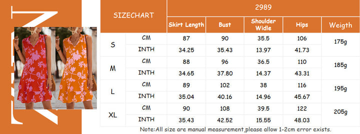 Stilla | Afslappet Ærmeløs V-hals Blomsterprint Mini Kjole