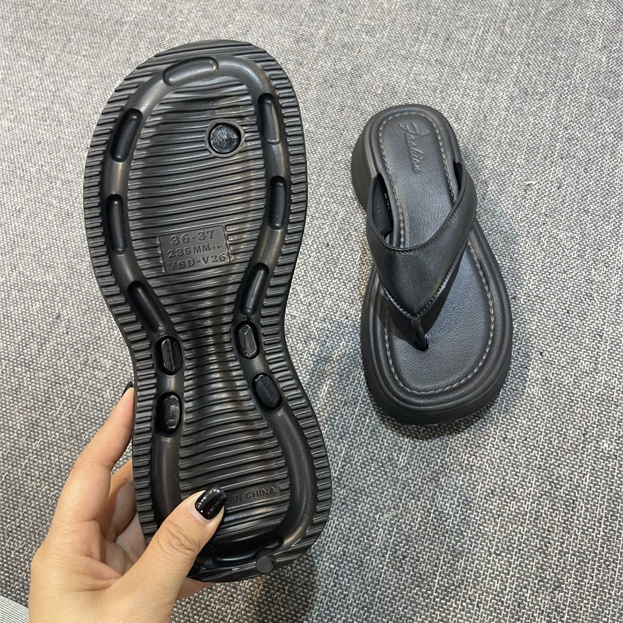 Damer elegante tætsiddende sandaler med komfortabelt fodseng og moderne metal-design Stilla