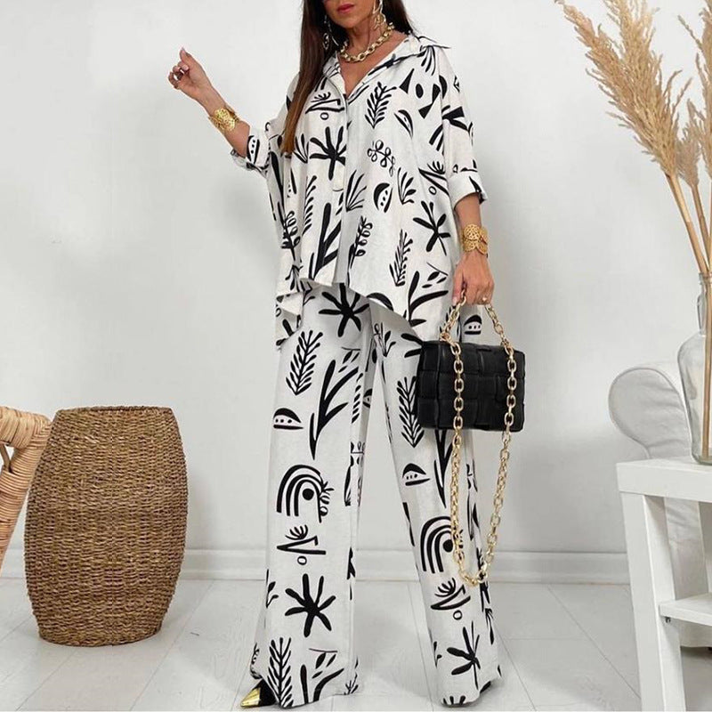 Dame Sommerligt To-delt Outfit Stilla