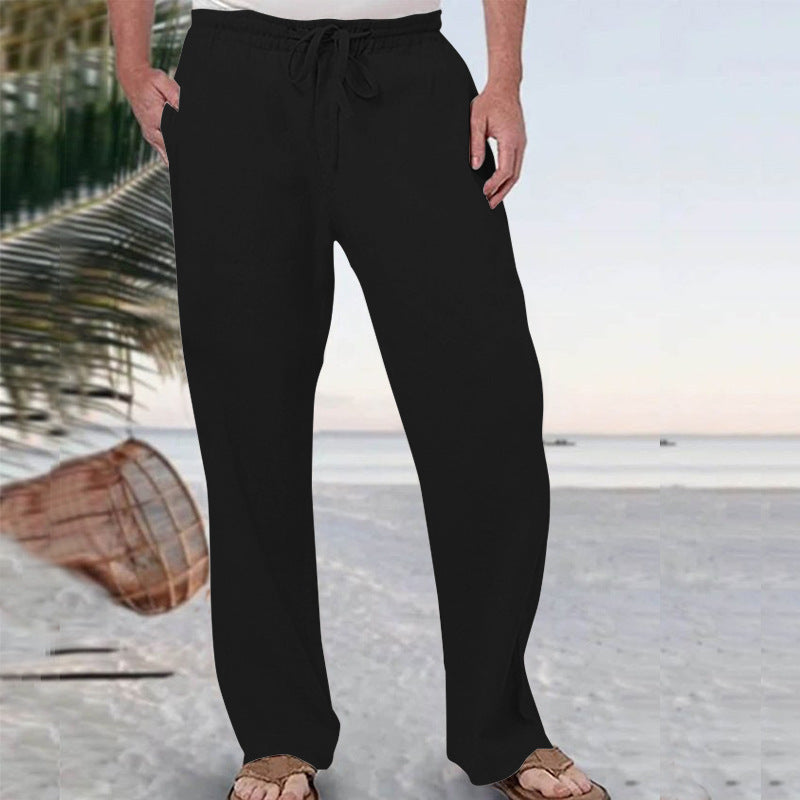 Herrer afslappede strandshorts med elastisk talje og praktiske lommer Stilla