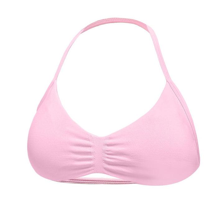 Dame Sport-Bikini Top med raffineret rynkeeffekt Skovae