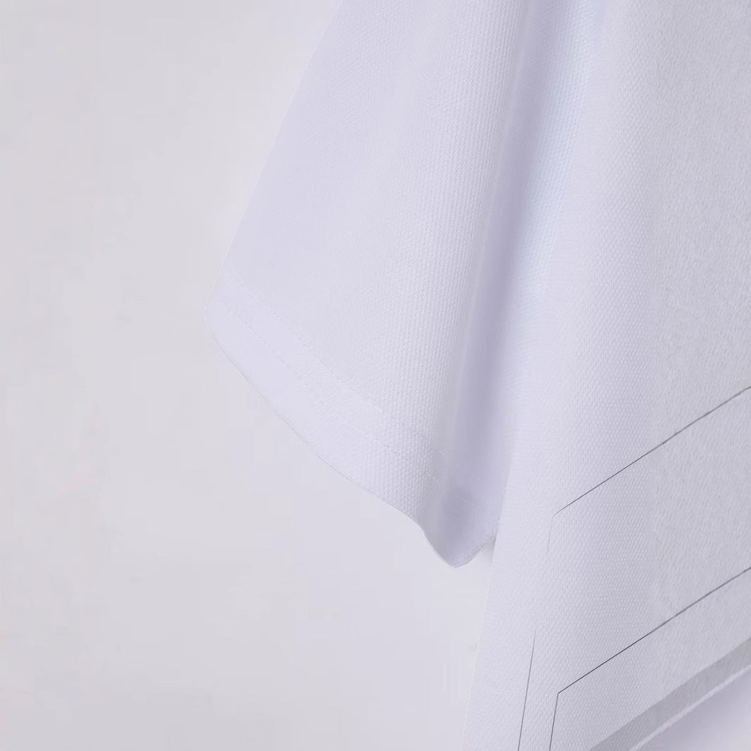 Herre poloshirt med moderne grafisk design Stilla