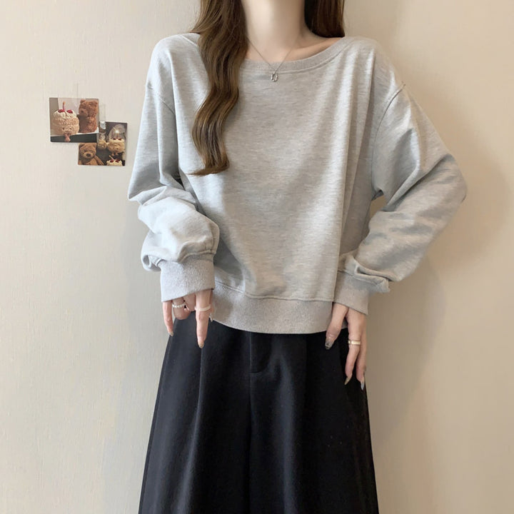 Dame Casual Oversized Sweatshirt med faldende skuldre Stilla
