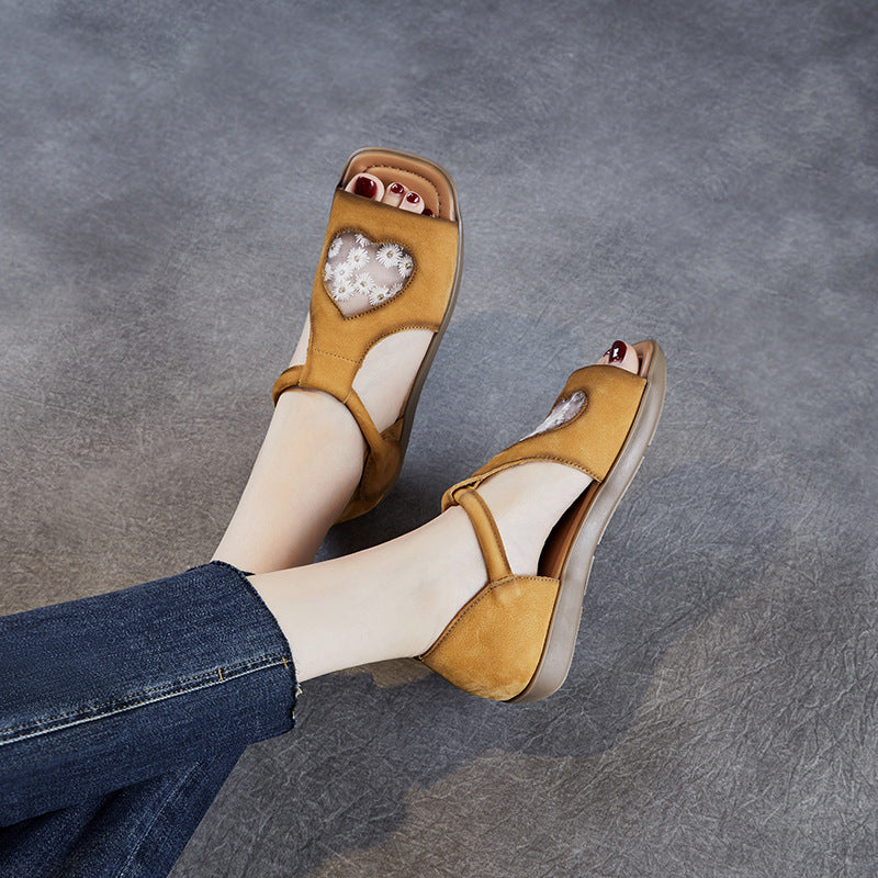 Dame Open-Toe Komfortsandaler med justerbare remme Stilla