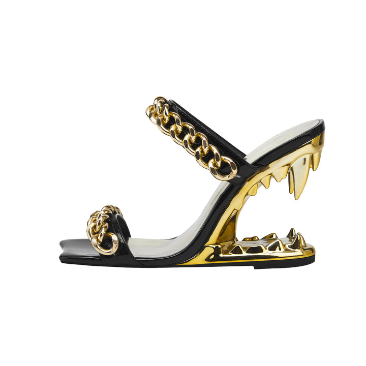 Femme High-Impact Statement Hæle Mules Stilla