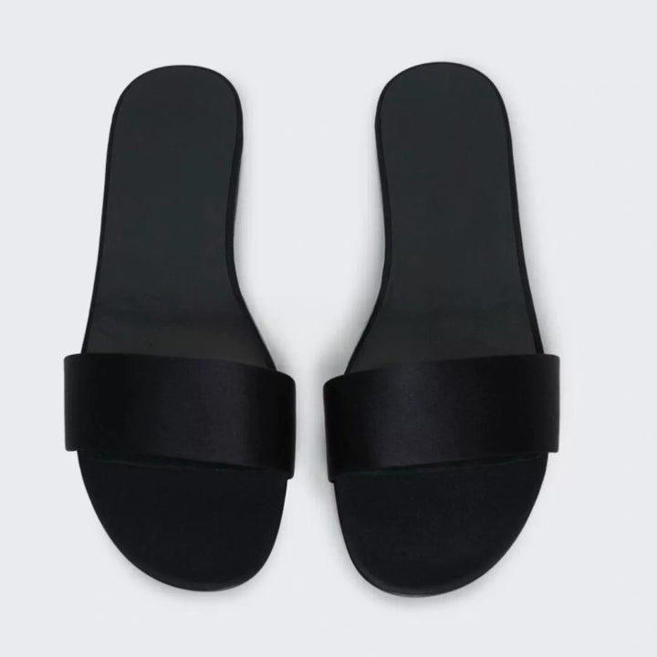 Dame Sleek Minimalist Slide Sandaler Stilla