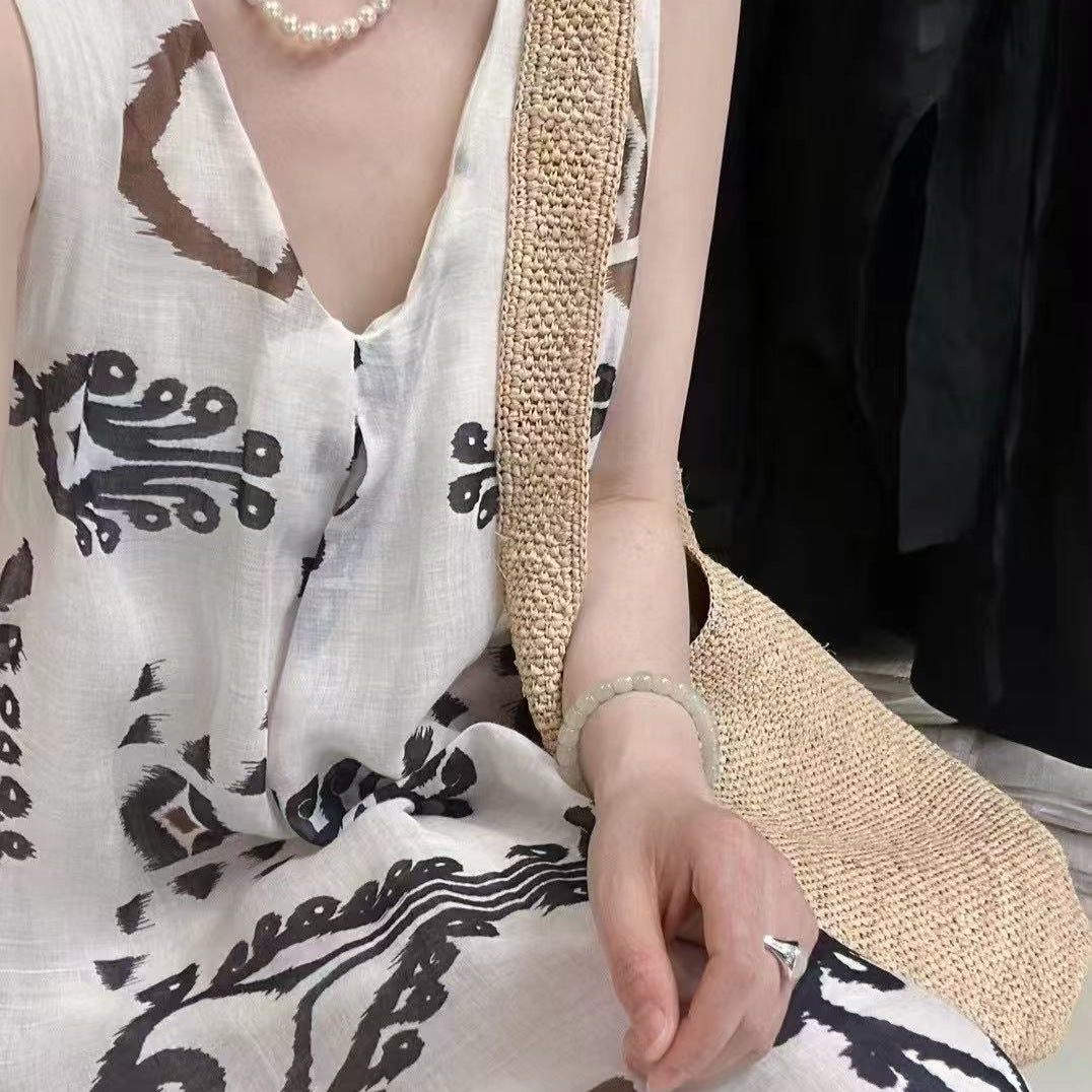Femme Elegante Bohemian Maxi Kjole Stilla