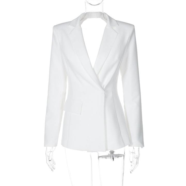 Damer Elegant Blazer med tætsiddende snit og skulderpuder Stilla