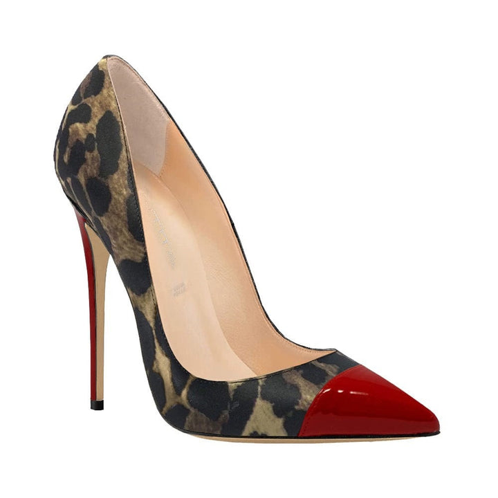 Femme Højtydende Pointe-toe Stiletto-Pumps med skinnende detaljer Stilla