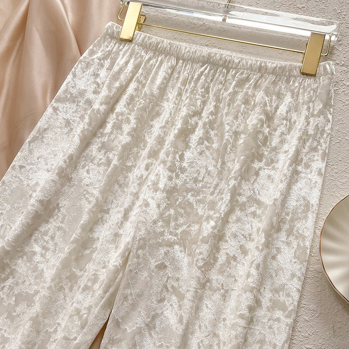 Dame Luxus Velour Pyjamas Sæt Stilla