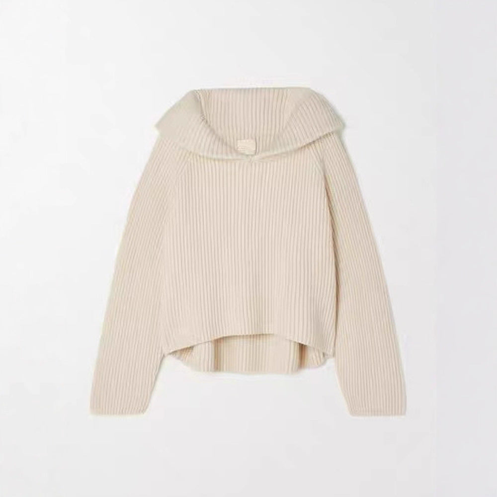 Kvindernes hoodie i afslappet ribdesign Stilla