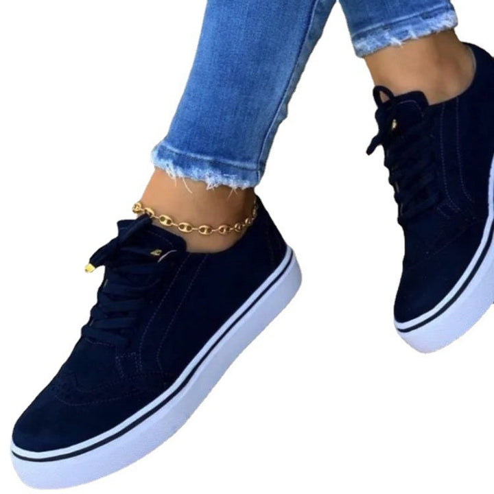 Dame Sneakers med moderigtigt tekstilovermateriale og dæmpende sål Stilla
