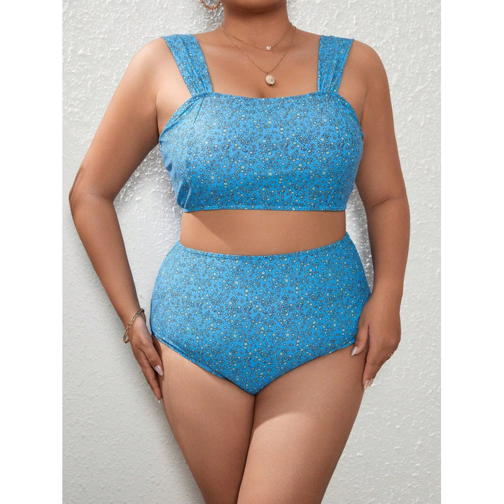 Dame Crop-Top bikini med høj talje Skovae