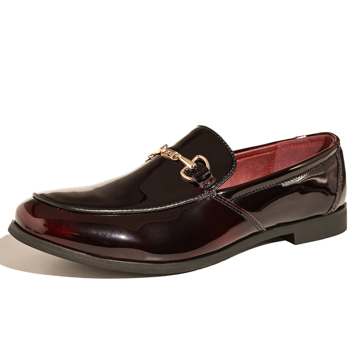 Herrer Elegante Skinnende Sko Stilla