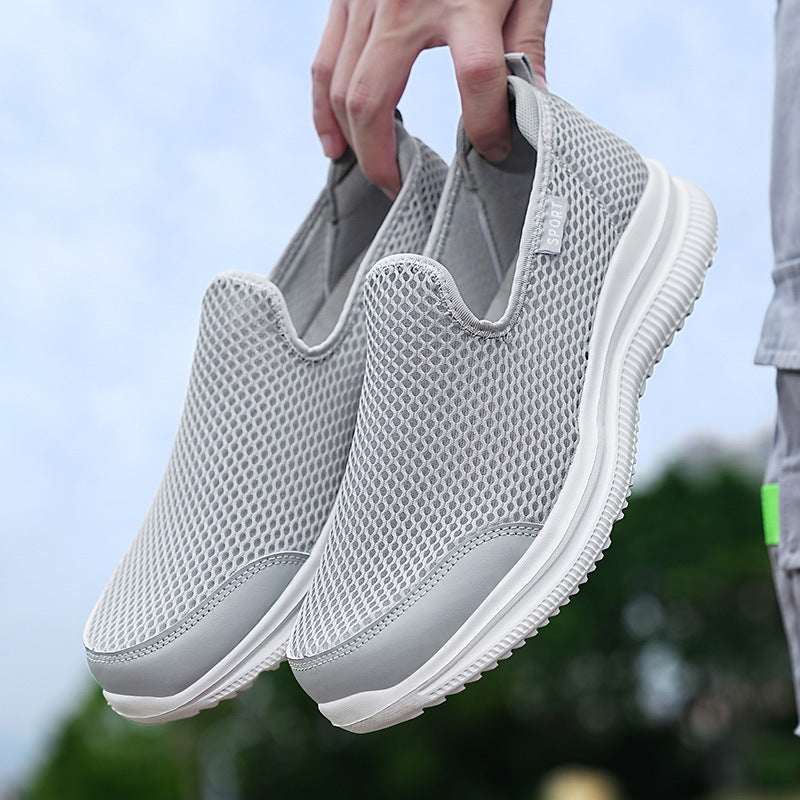 Herre Åndbare Slip-On Mesh Sneakers Stilla