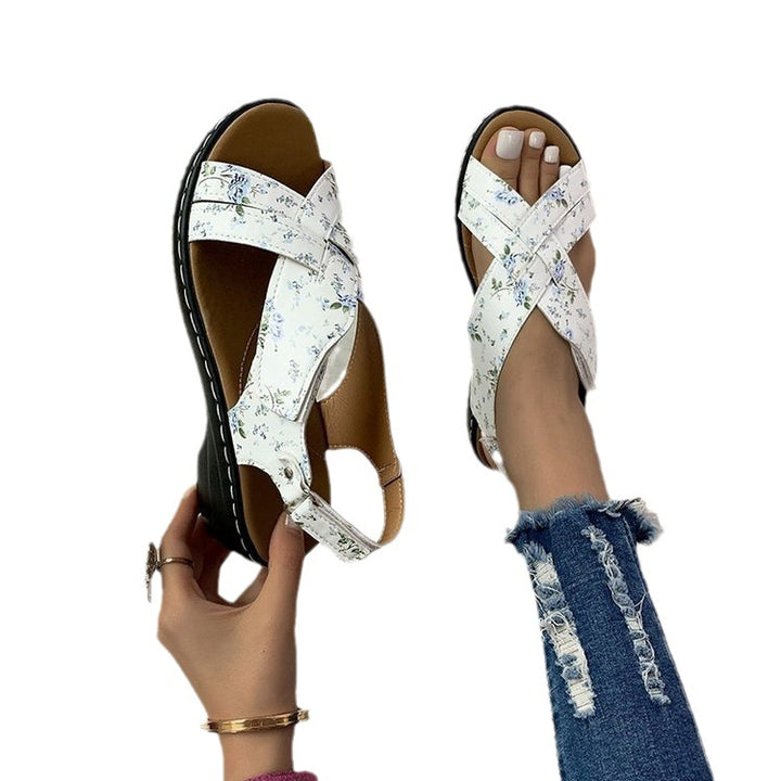 Dame Komfortable Sling-Sandaler med justerbar rem og polstret sål Stilla