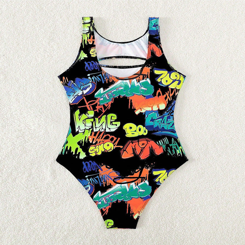 Dame Sporty grafisk jumpsuit Skovae