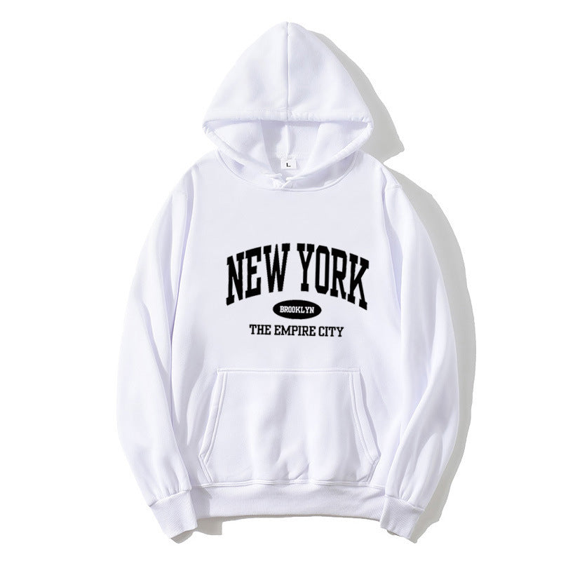 Kvinder Cozy Hoodie med New York Print Skovae