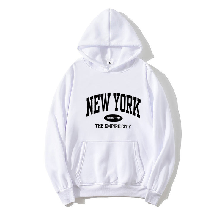 Kvinder Cozy Hoodie med New York Print Skovae