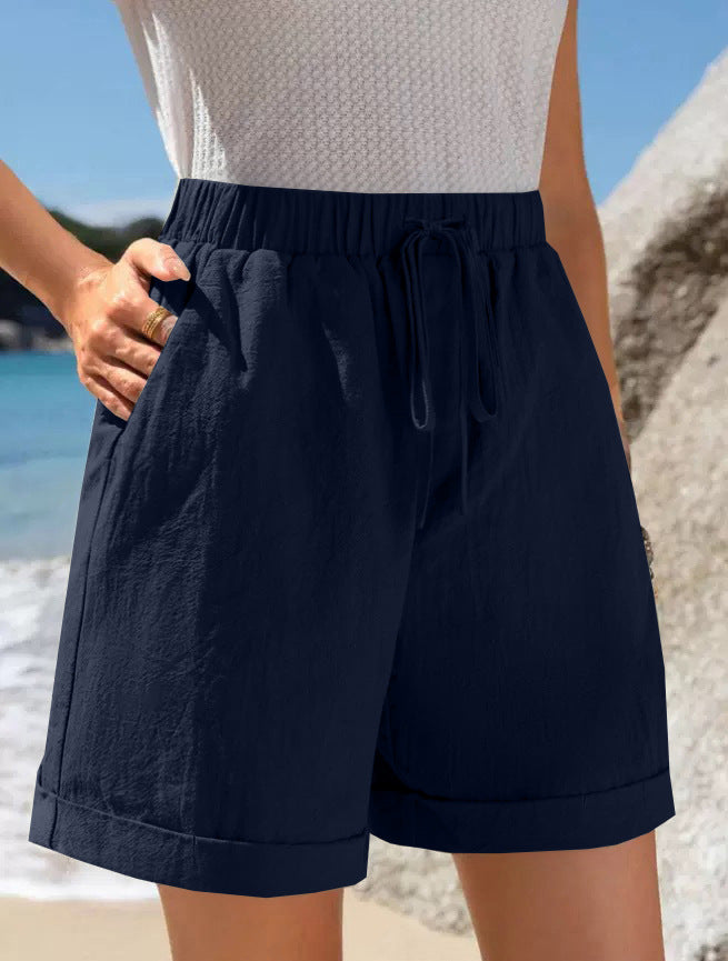 Dame Relaxed Fit Strandshorts Stilla