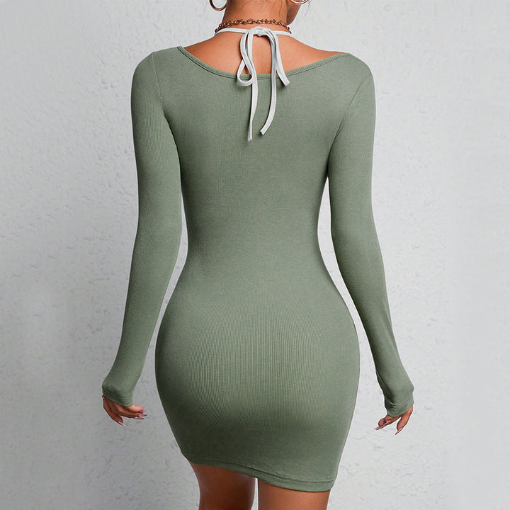 Stilla | Trendy Bånd Design Midt-liv Bodycon Nederdel