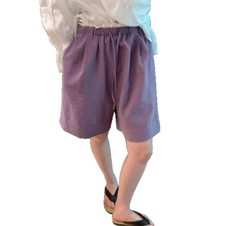 Femme Casual Relaxed Fit Linnen Shorts Stilla