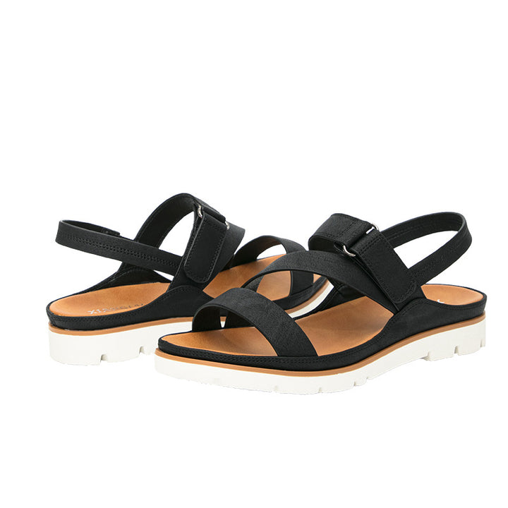 Dame komfort-sandaler med justerbart remdesign og dæmpende sål Stilla