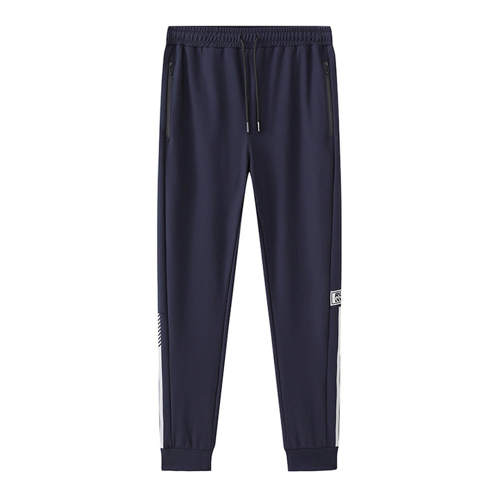 Herrer Sporty joggingbukser med høj bærekomfort og praktiske lynlåslommer Stilla
