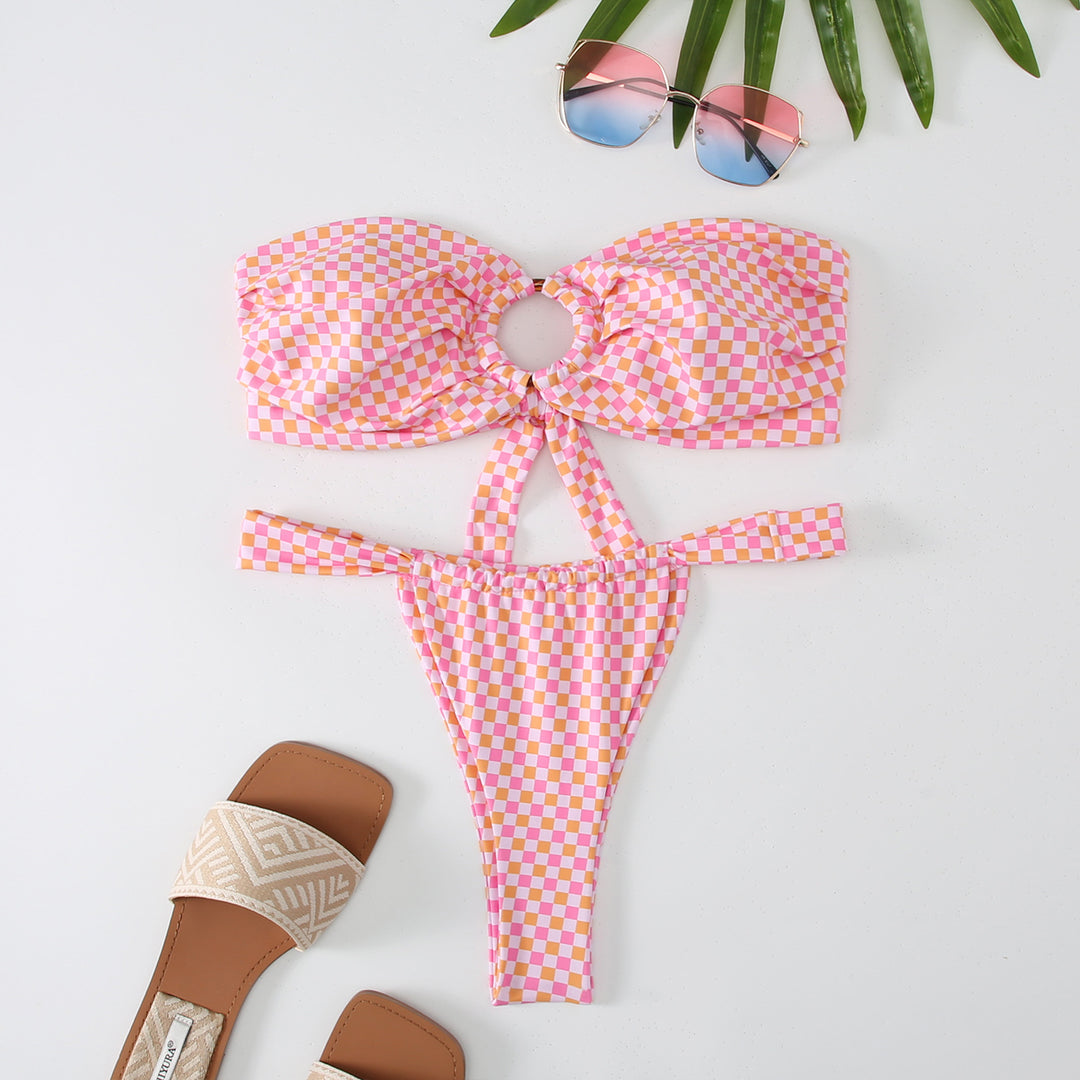 Femme Chic Cut-Out Bandeau Bikini Set Stilla
