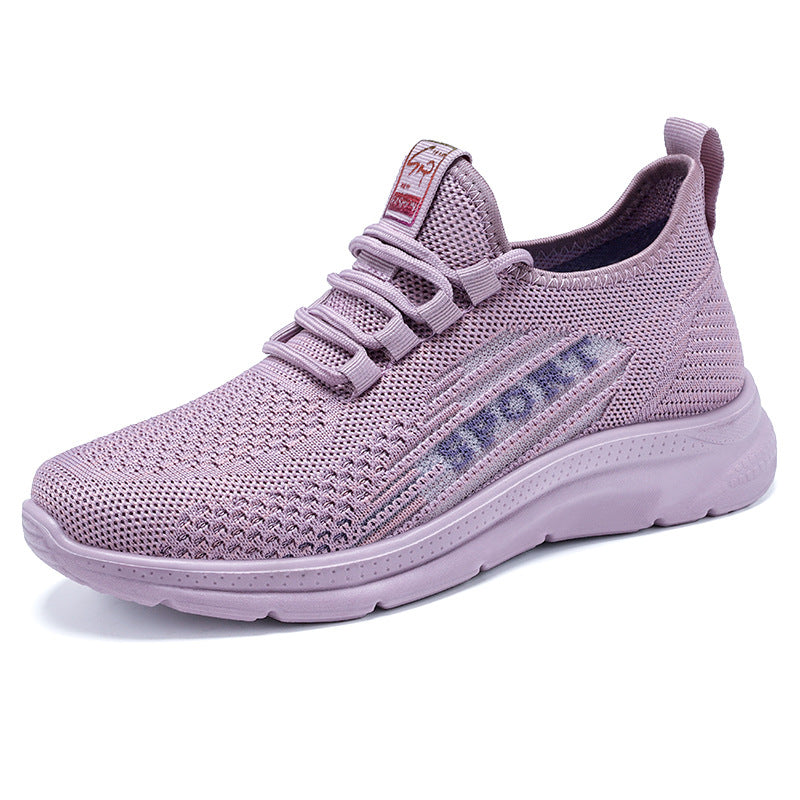 Herre Sporty Sneakers med åndbar strikkestruktur og skridsikker sål Stilla