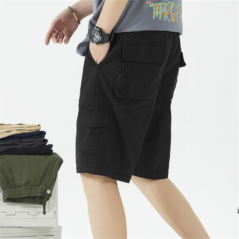 Herrer cargo shorts med alsidige lommer Stilla