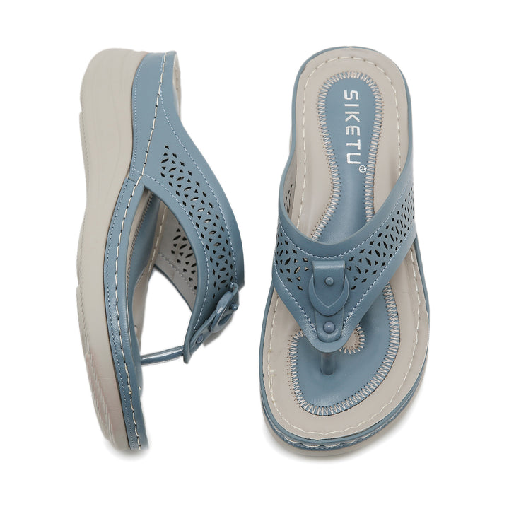 Dame toe separator sandaler med ergonomisk dæmpningsteknologi og moderigtige remme Stilla
