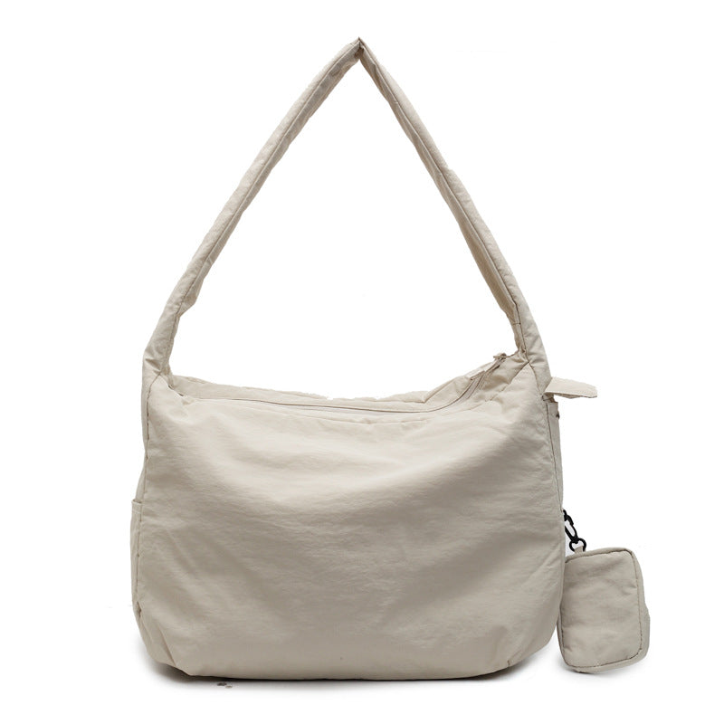 Femme Casual Blødt Stof Hobo Bag Stilla
