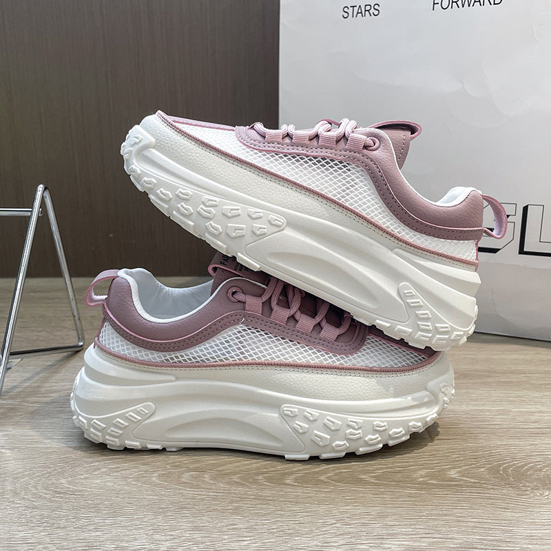 Dame Chunky Sneakers med åndbart mesh og innovativt sålprofil Stilla