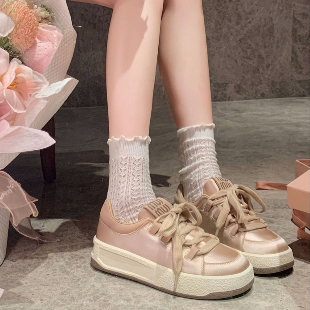 Dame Fritid Plateau Sneakers Stilla
