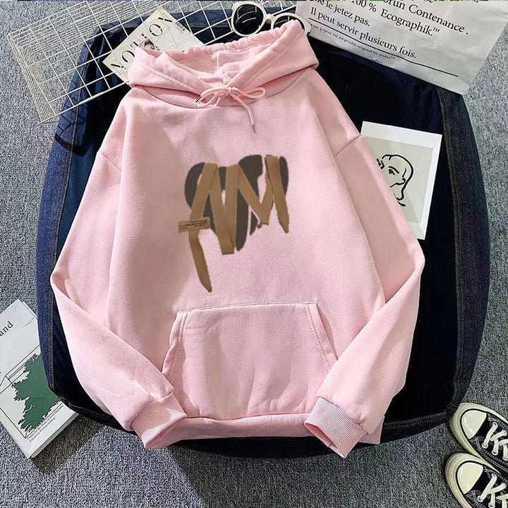 Damer hoodie med moderne design Skovae