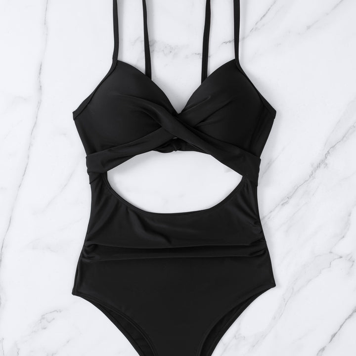 Dame ensæts badedragt med asymmetrisk design og elegant snit Stilla