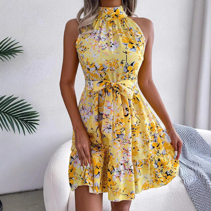 Dame blomster sommerkjole Stilla