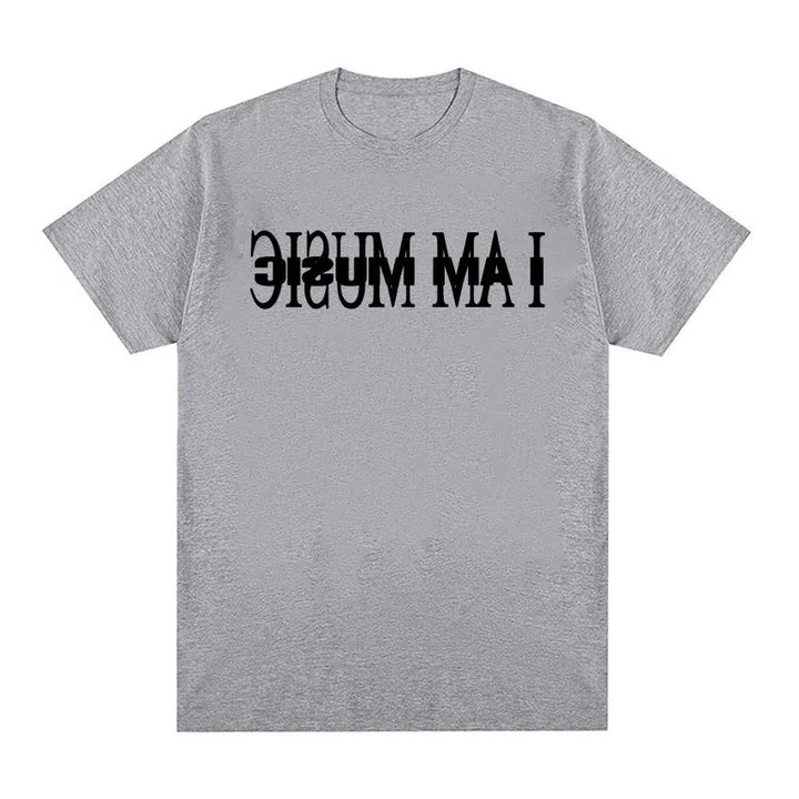 Dame T-Shirt med moderne typografi-tryk Skovae
