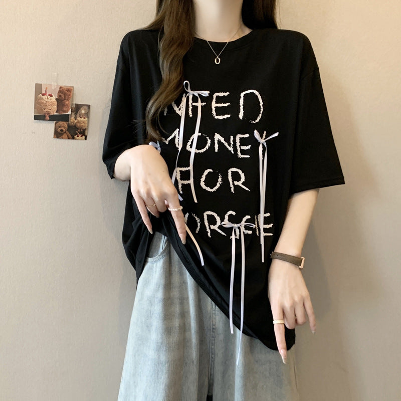 Femme Casual Statement Grafik Tee Stilla