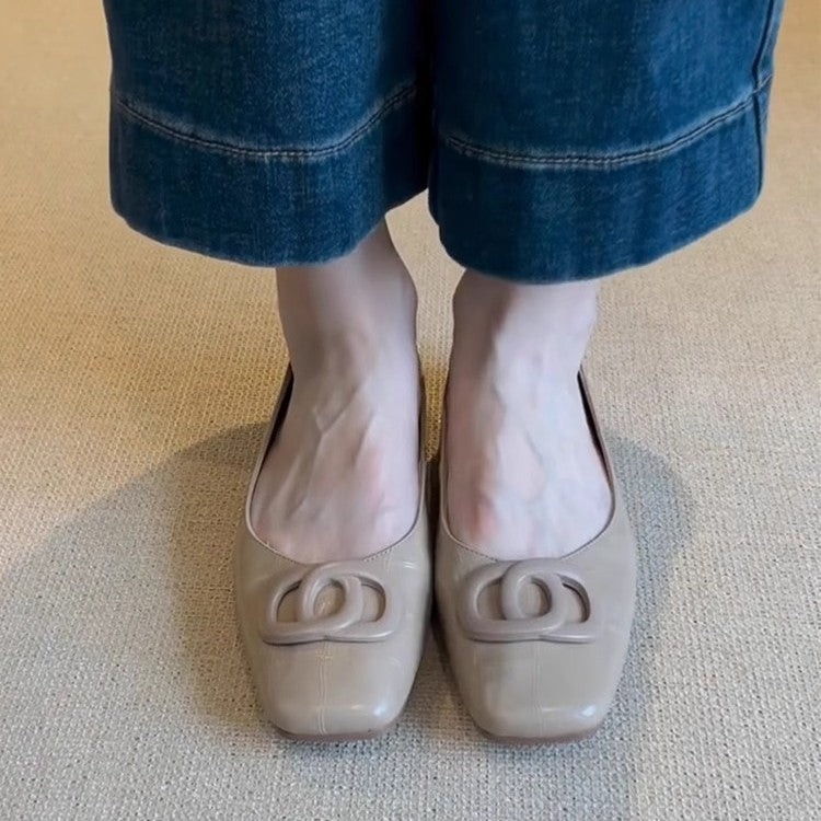Dame klassiske Komfort Slip-On kileflade med dekorativ akcent Stilla